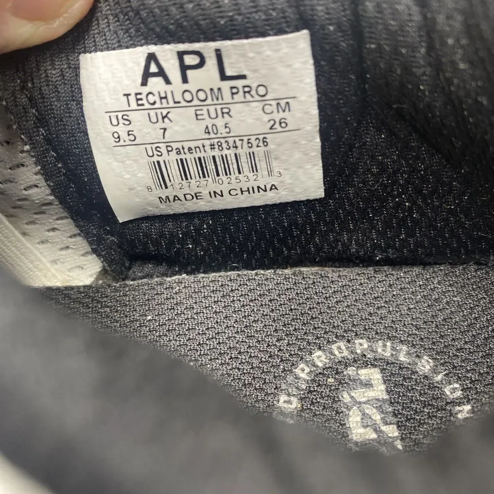 APL TechLoom Pro Men Size 9.5 Gray Athletic Running Shoes 3721 - Picture 9 of 16